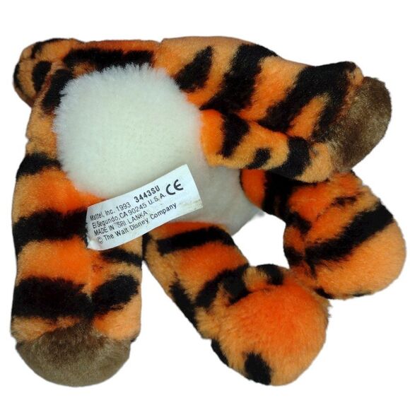 Two 1993 Walt Disney World Winnie the Pooh Plush Characters Tigger and Piglet - Picture 7 of 9